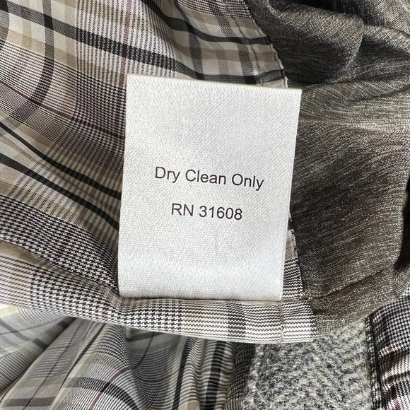 Jos A Bank Quilted Vest Herringbone Wool Blend Collar Buckle Men 1X Big & Tall - Picture 8 of 10